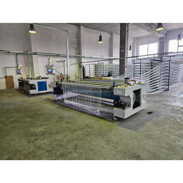 CE Certified Full Auto Warping Machine with Yarn Shelf and Glued Coating Machine