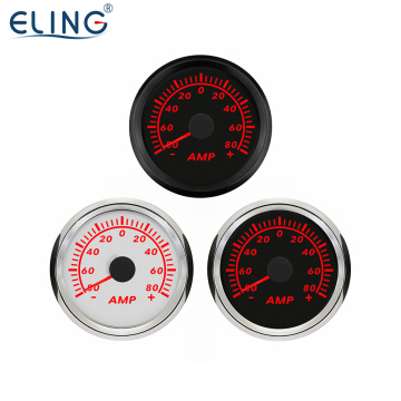 ELING 52mm Ammeter Gauge with Current Sensor - 12V/24V Compatible for Car, Motorcycle, Yacht, Ships
