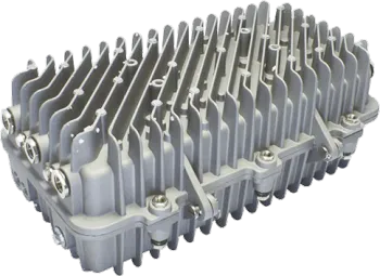 Rugged Finned Die Casting Housing Case