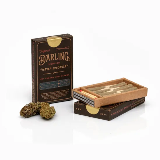 Disposable hemp pack eco-friendly edible cbd blunt boxes