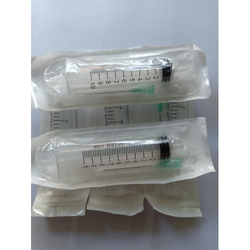 10ml luer lock disposal syringe for human use