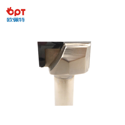 PCD router bit for edge forming