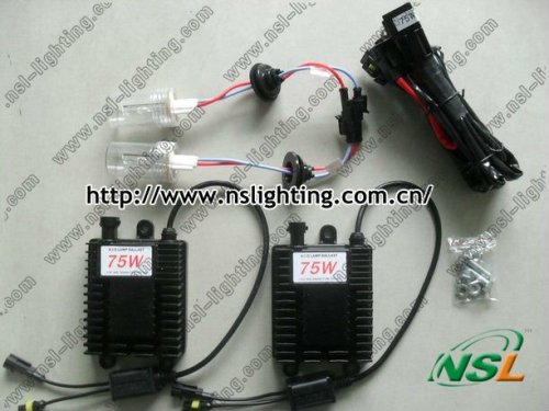 High Power 75W Xenon HID conversion kit H1,H3,H7,9005,9006 4300K 6000K 8000K Single Beam 75W HID Xenon Kit