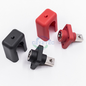 Connecteur de paroi en forme de carré M6 RED 120A