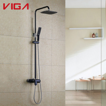 Trending Hot Products: Automotive Paint Technology Black Rain Shower Head Water Saving Shower Set