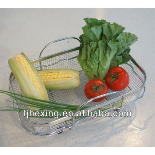 high-quality picnic hanging stainless steel basket