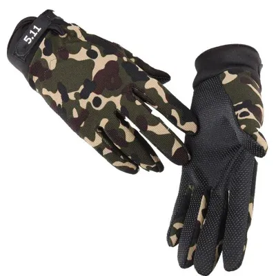 Wholesale Anti-Slip Bicycle Gloves Windproof Polyester Motorcycle Gloves