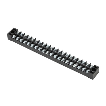 Copper Fence Terminal Connector TB Series 15A 20poles Pin Tb1520 Fixed Barrier Terminal Block