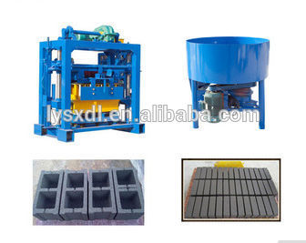 QT40-2 manual brick manufacturing equipment