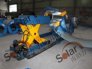 5T automatic decoiler with coil car for sale