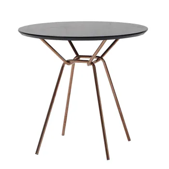 Mid Century Modern Luxury Stainless Steel Base MDF Top Round Coffee Table 2020