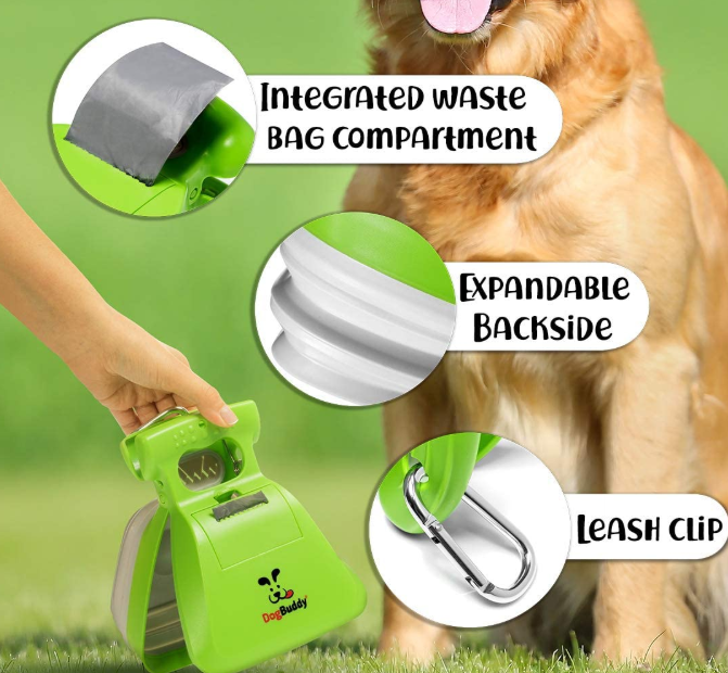 Heavy Duty Dog Waste Cleaner with Bag Dispenser