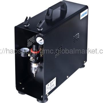 Twin Piston Airbrush Compressor with Tank&Cover AS196AW