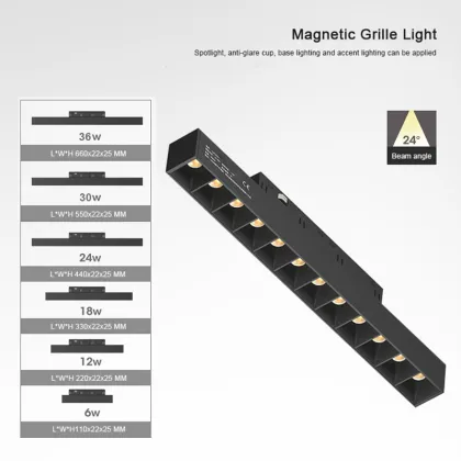 AIER 48V Magnetic LED Track Light System