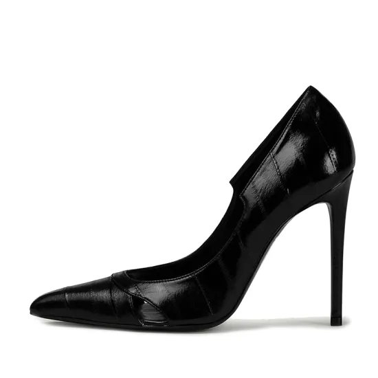 Fashionable Leather Stiletto Shoes for Women