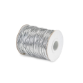 Wholesale cheap braided silver metallic cord