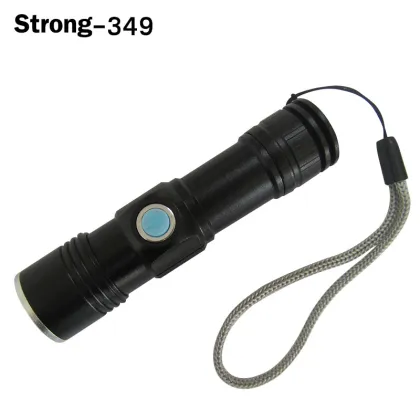 Small Body Aluminum USB Charging LED Gift Flashlight Torch