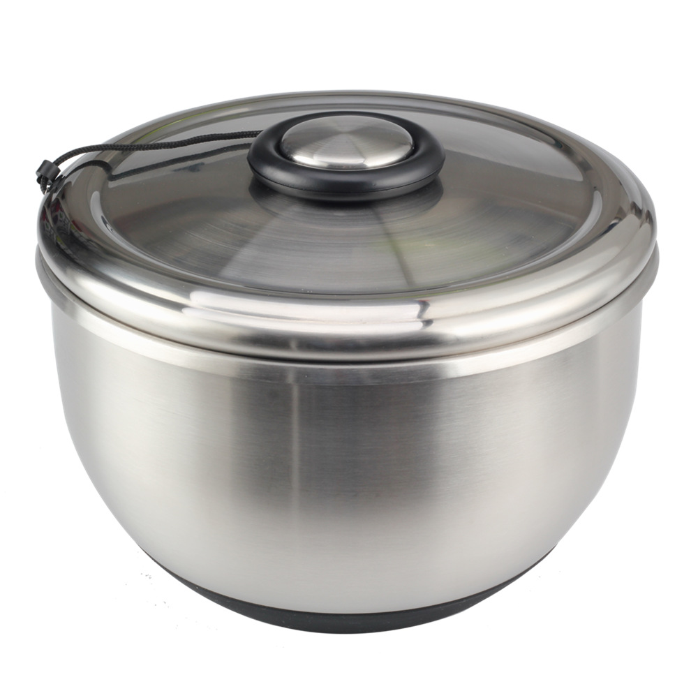 stainless steel salad spinner