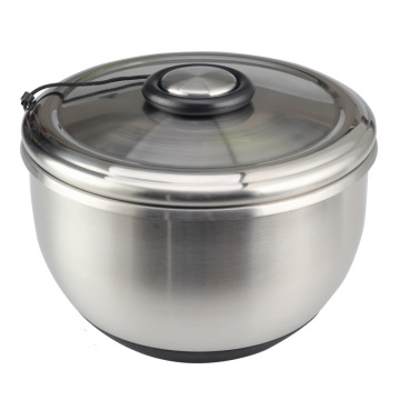 Stainless Steel Salad Spinner, easy spin