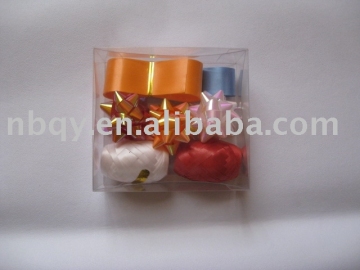 star bows,curling ribbon egg and ribbon