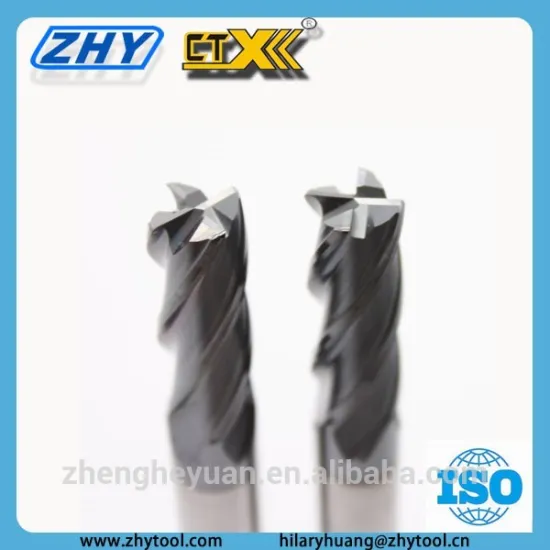 ZHY 2/4Flutes different Diameter corner radius Carbide Endmill