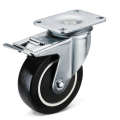 Swivel with Side Brake PU Wheel Caster