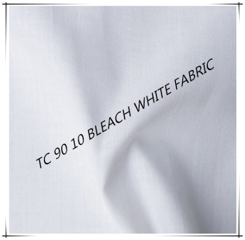 Tessuto in lino bianco TC 90 10