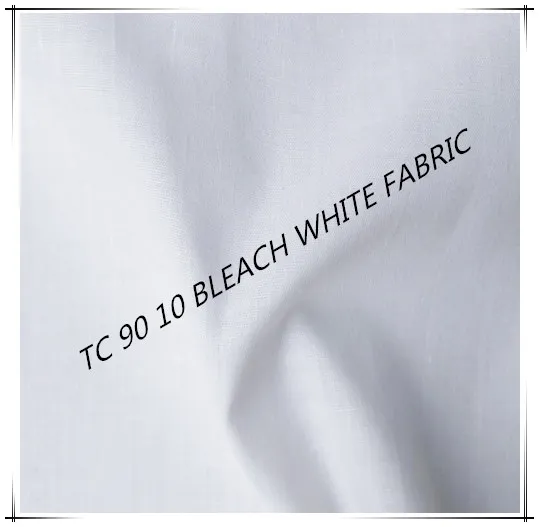 T C 90 10 White Lining Fabric
