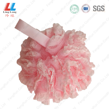 lace mesh shower puff luffa bath sponge