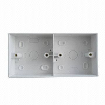 ABS/PC/PP/PS Double Junction Box, Measures 86x146x33mm