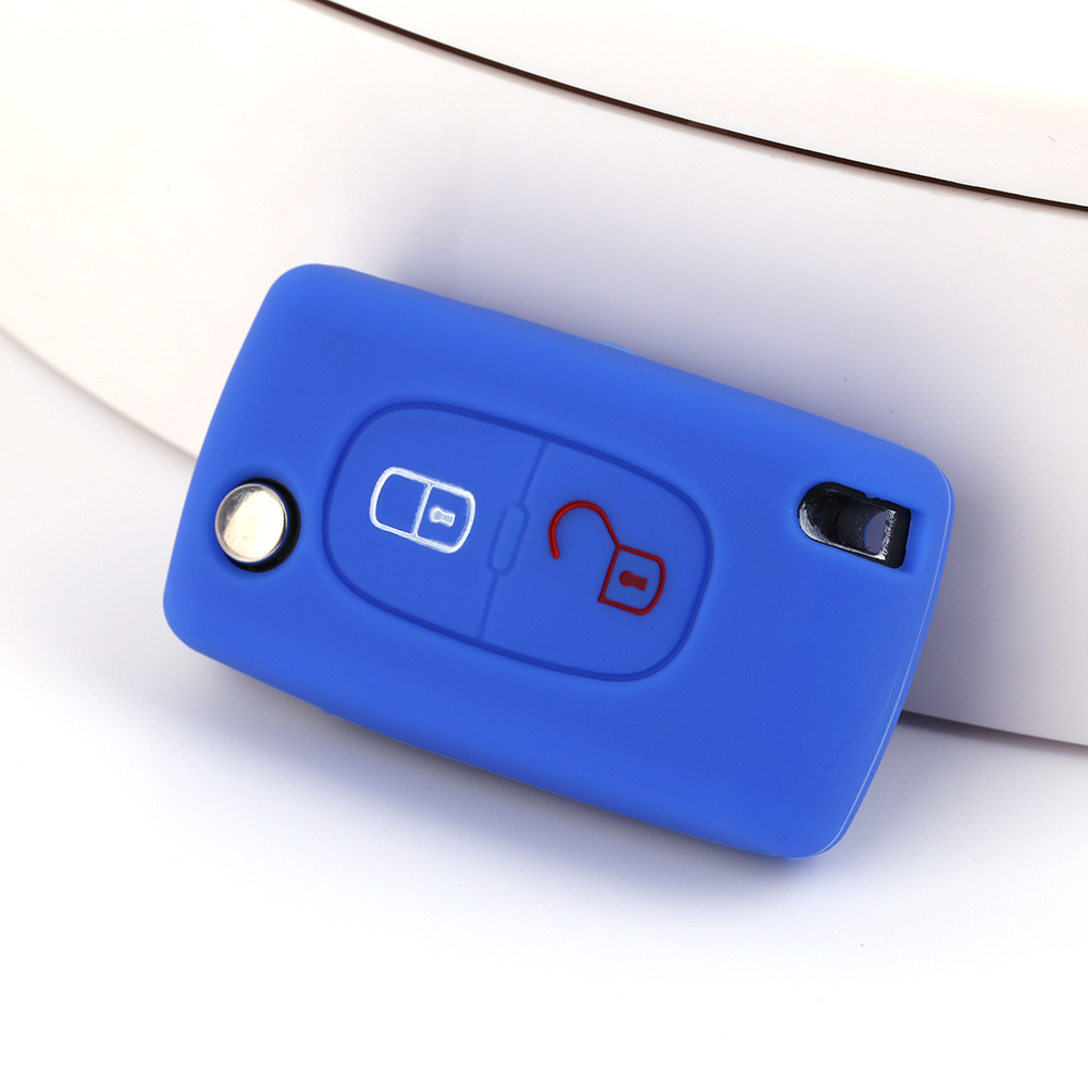 Peugeot 2 buttons car key cover