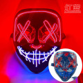 Máscara luminosa LED de purga de Halloween