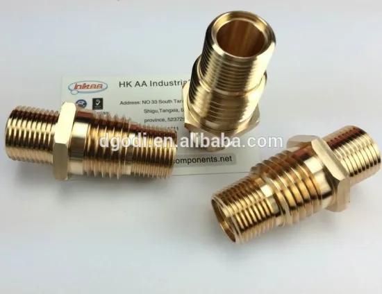 Through wall pipe fittings bronze Bulkhead Tank Fitting