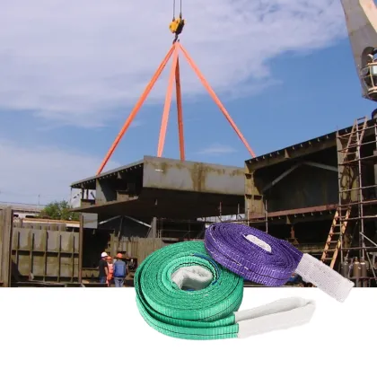 High Quality Lifting Webbing Sling with Safety Factor Eye to Eye Webbing Sling