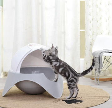 Nova caixa de lixo de gato de luxo