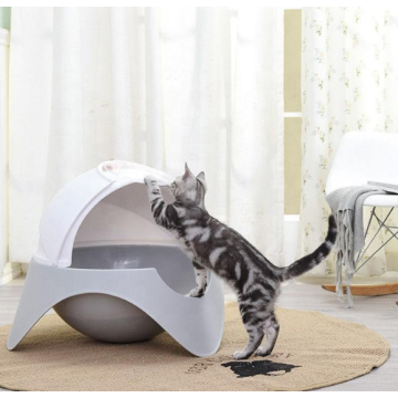 Boîte de litière de chat de luxe neuve