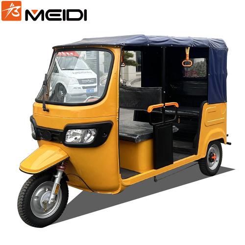 MEIDI Three Wheel Passenger Taxi Tricycle Rickshaw Car Electric Tuk Tuk with Low Price