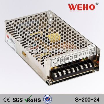 CE RoHS approved 24v 200w led switching power supply
