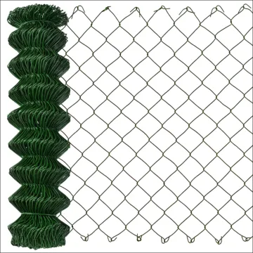 galvanzied chain lin fence pvc-coated chain link fence