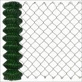 galvanzied chain lin fence pvc-coated chain link fence