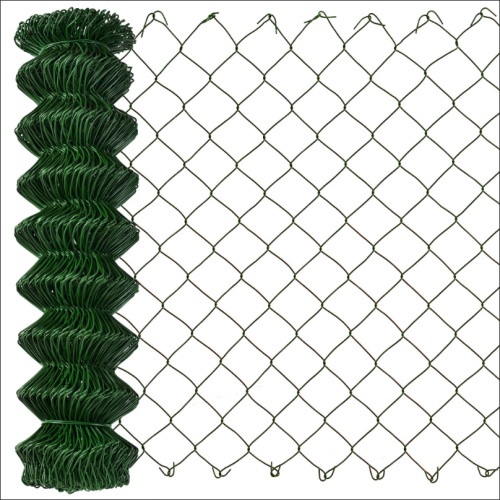 Galvanzied Chain Lin Fence Fence Pvc покрытый цепным звеном ограждение