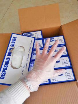 PVC Vinyl Gloves Disposable One Way Powder Free