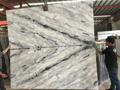 Natural Polished Atlantic White Quartzite Slabs