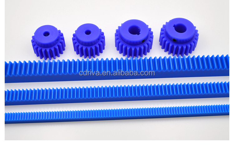 Directly Selling Rack Gear: Black and Blue Nylon Gear Racks for Sliding Gates