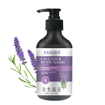 Private Label Natural Organic Body Wash - Lavender Shower Gel for Skin Whitening