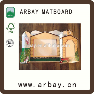 Pre cut double colorful Custom 4x6 5x7 photo frame High quality picture frame
