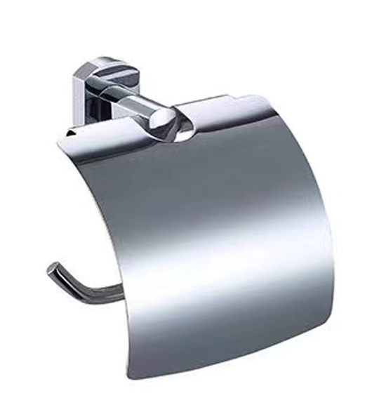 Support de papier toilette chrome poli