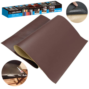 Large Adhesive Leather Repair Patch - 13.8 x 51 Inches