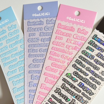 Nette Kawaii Girl Stickers Pack für Tagebuch und Scrapbooking