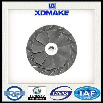 Turbocharger impeller speed aluminum